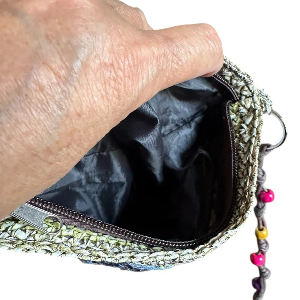 Boho Style Pouch Beaded Crossbody Purse